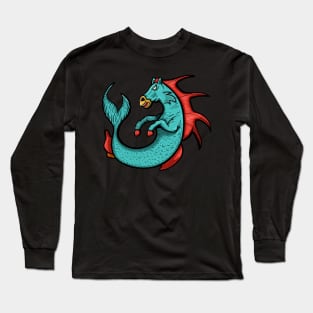 Hippocampus Seahorse Long Sleeve T-Shirt